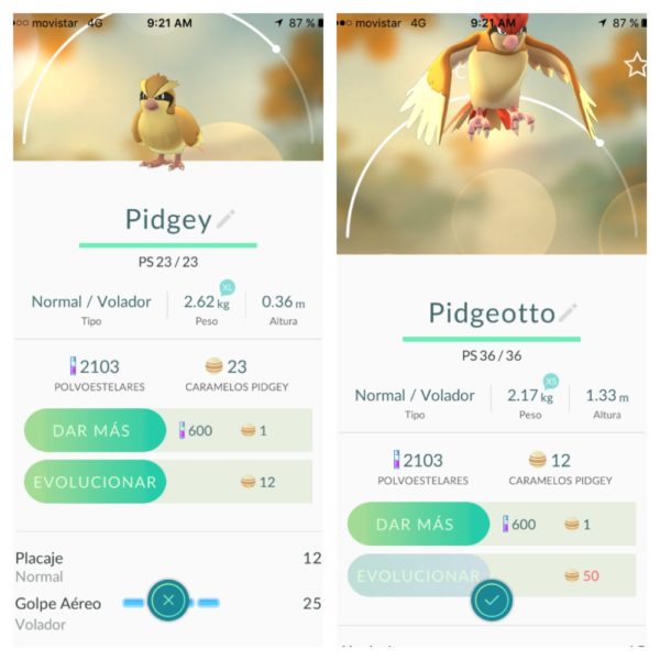 evolucion-de-pidgey-pokemon-go